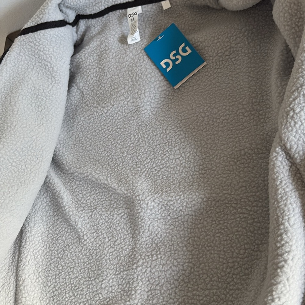 NWT [DSG] Two-Tone Hooded Full-Zip Sport Fleece Sherpa Jackets Kids Sz M (10/12) - Picture 9 of 12